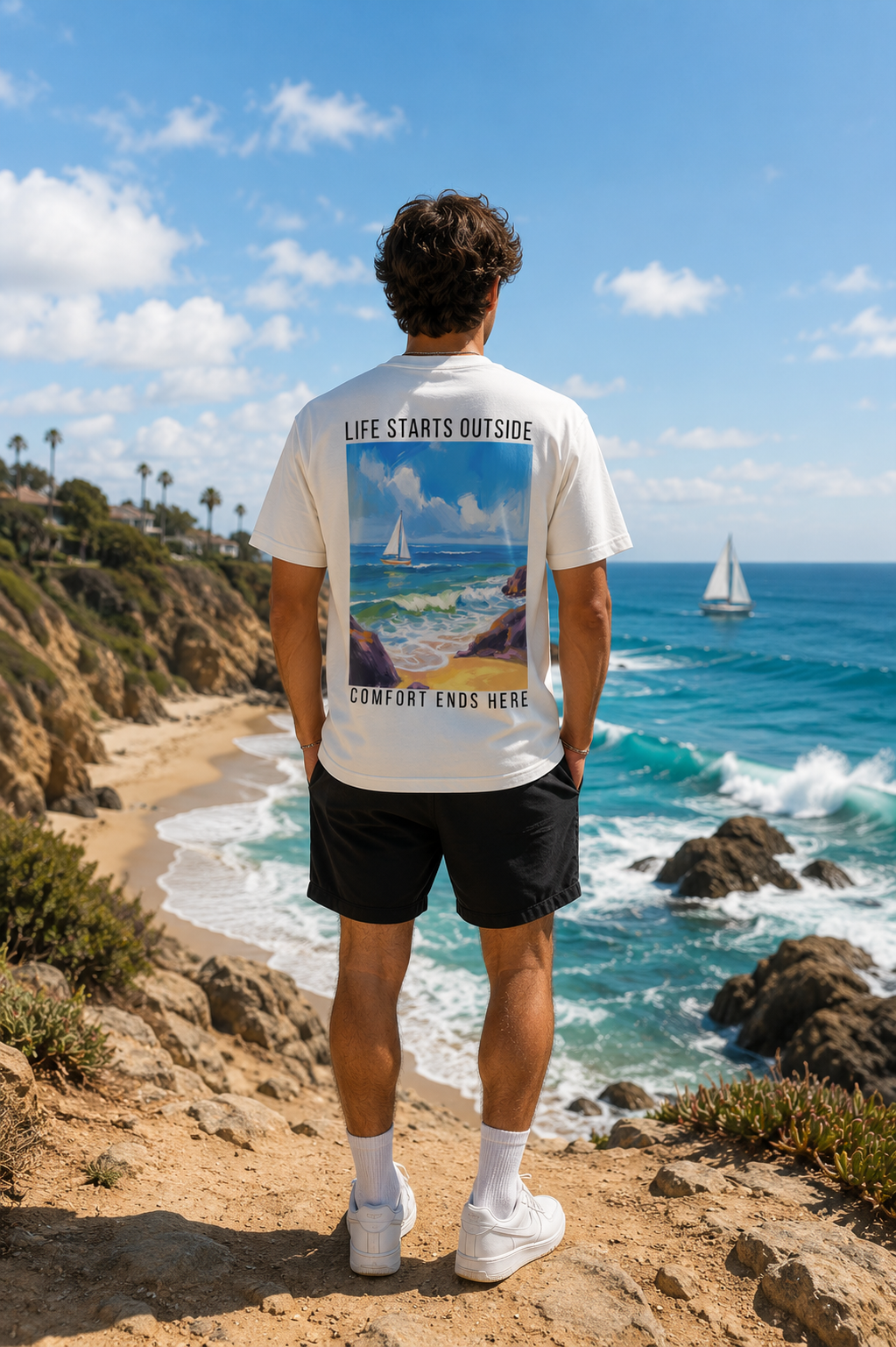 Coastal Sail Tee – Life Starts Outside
