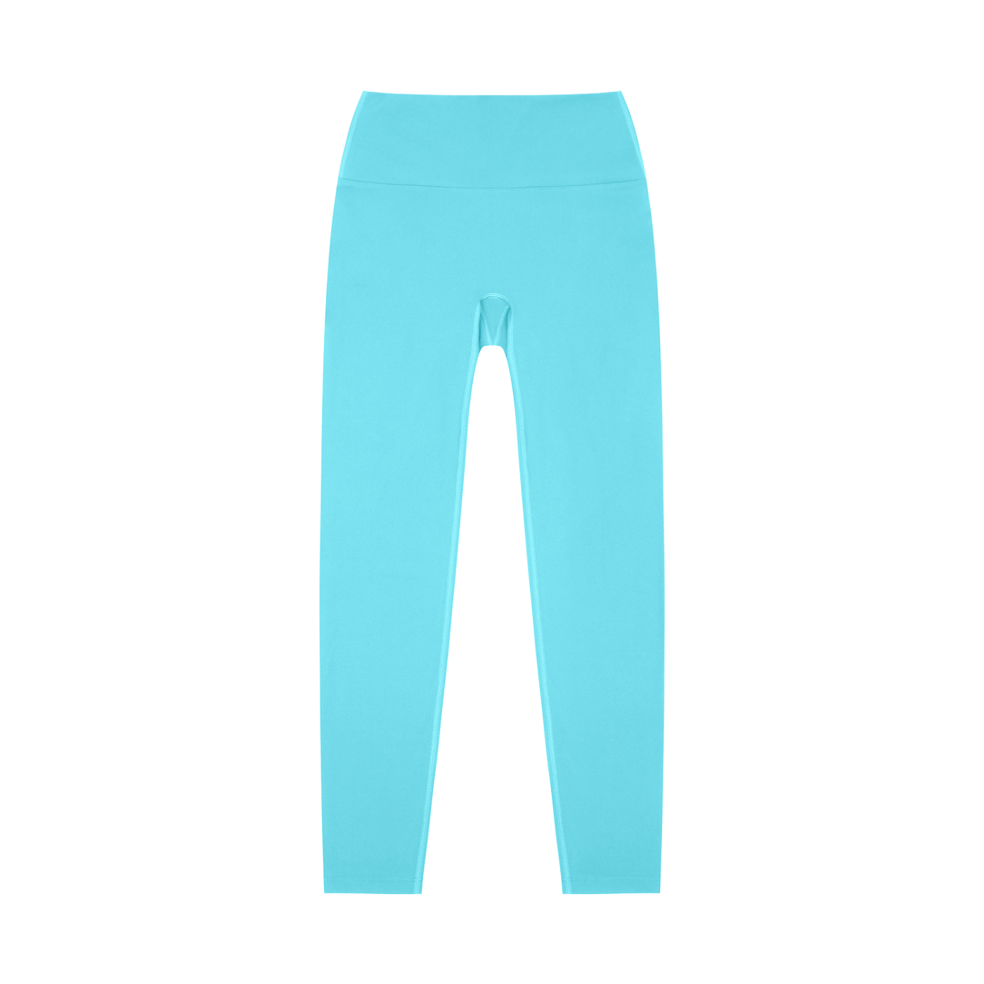 Lake Blue High-Waisted Yoga Leggings