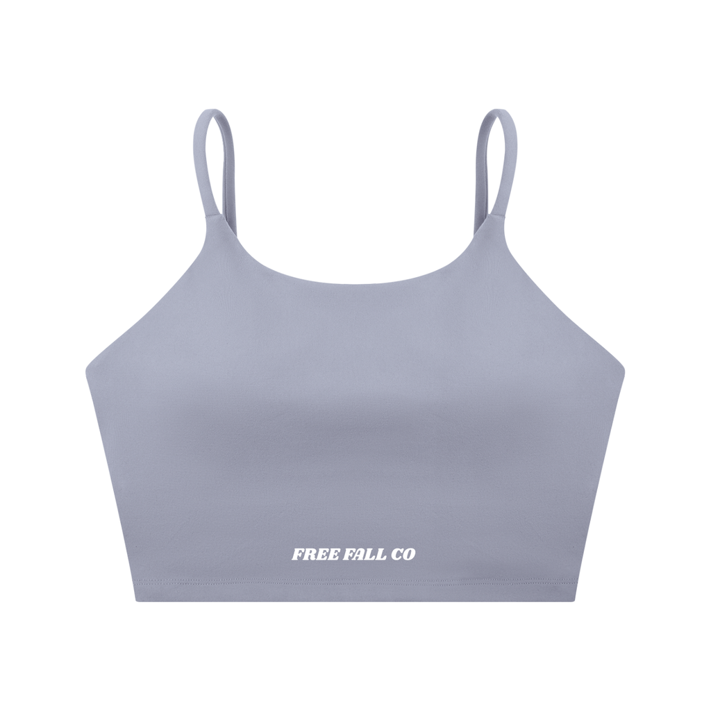 Light Purple Spaghetti Strap Yoga Sports Bra