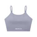 Light Purple Spaghetti Strap Yoga Sports Bra