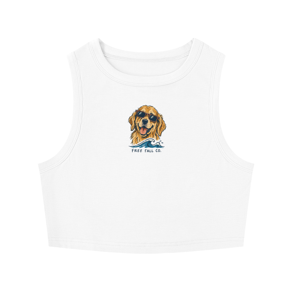 Women's Tight Crewneck Crop Tank Top