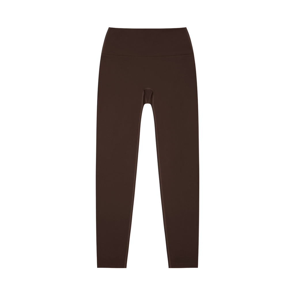 Brown High-Waisted Yoga Leggings