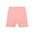 Pink High-Waisted Blend Biker Shorts