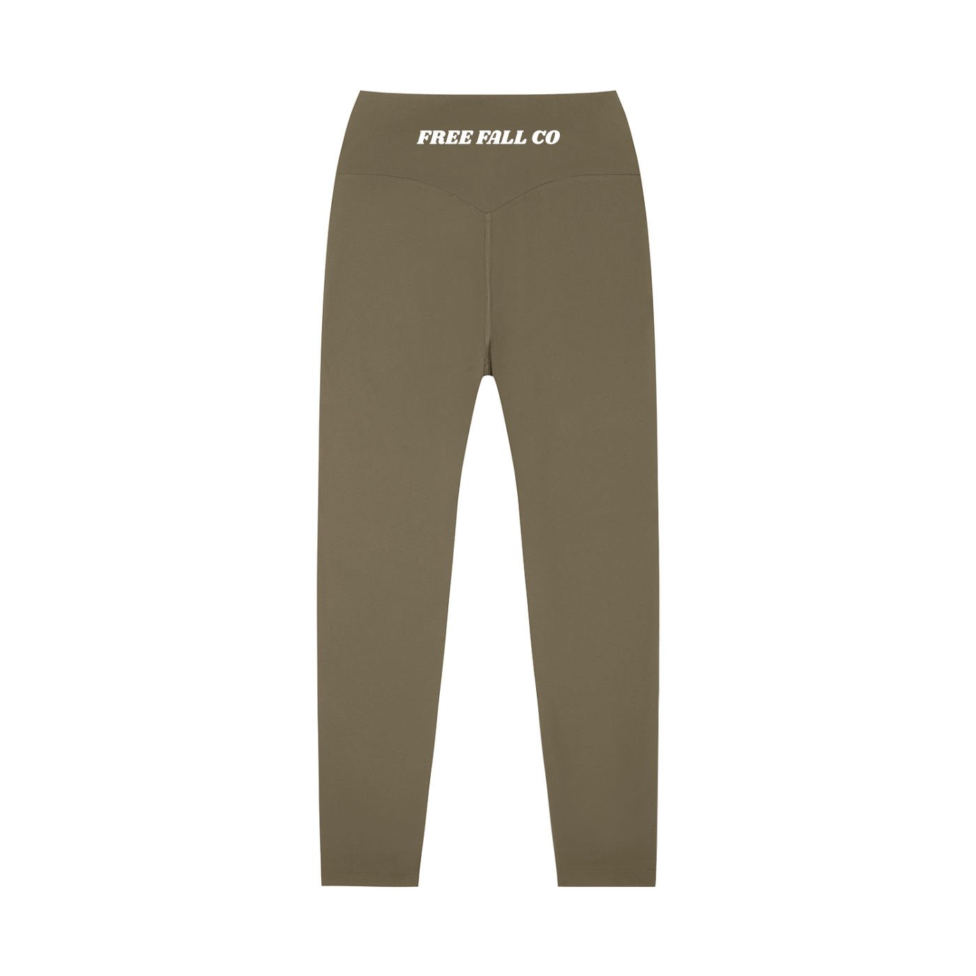 Gray Coffee High-Waisted Yoga Leggings