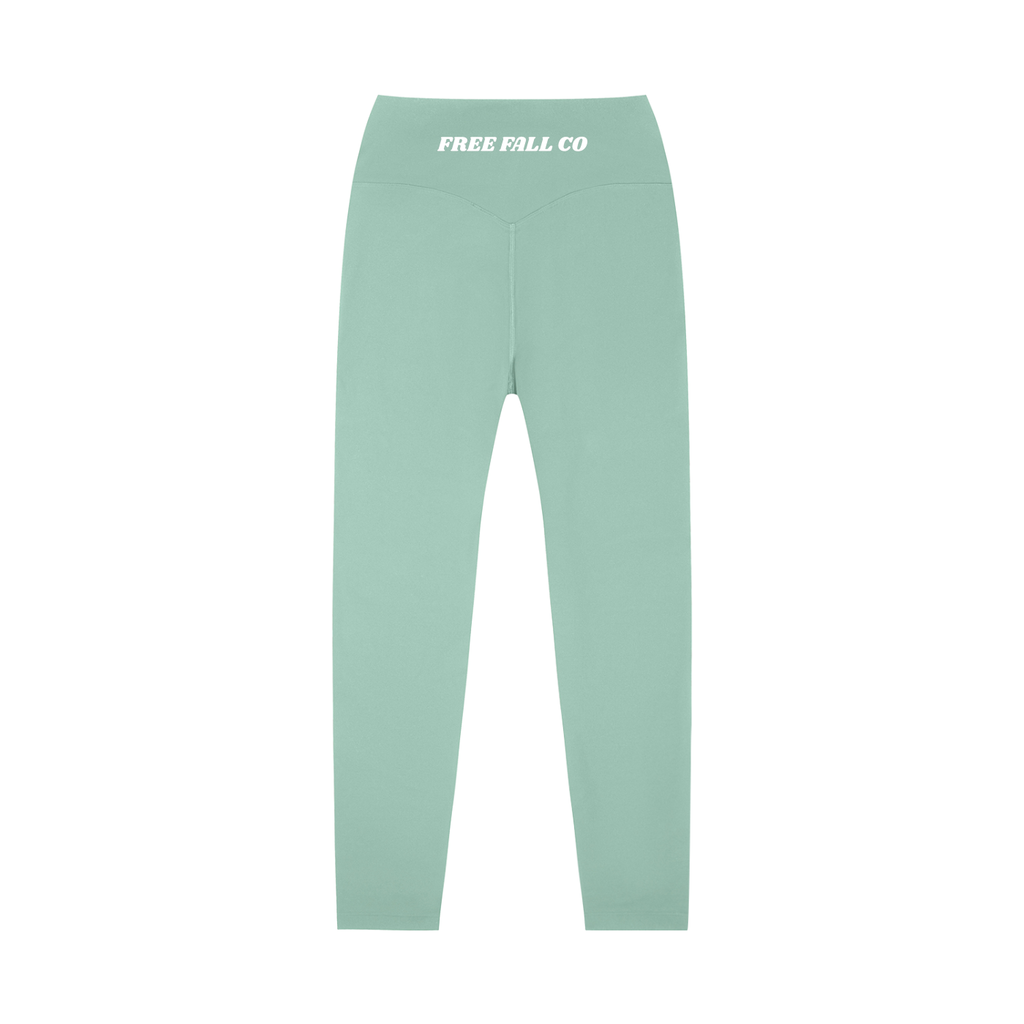 Light Green High-Waisted Yoga Leggings