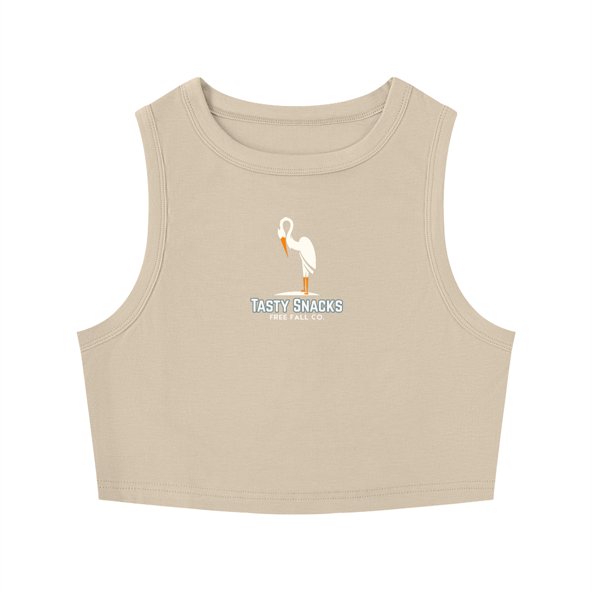Women's Tight Crewneck Crop Tank Top