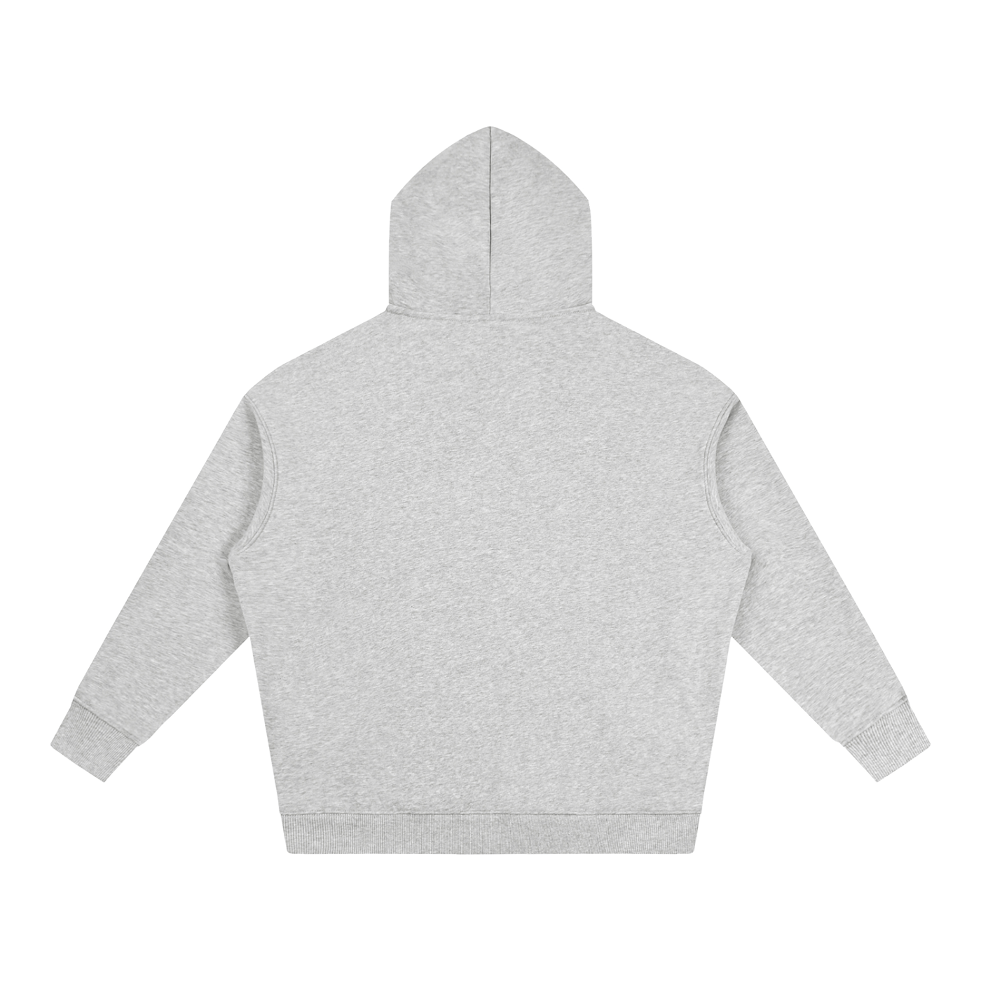 Oversize Blue & Grey Side Quest Fleeced Hoodie