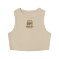 Summer Vibes Women's Tight Crewneck Crop Tank Top