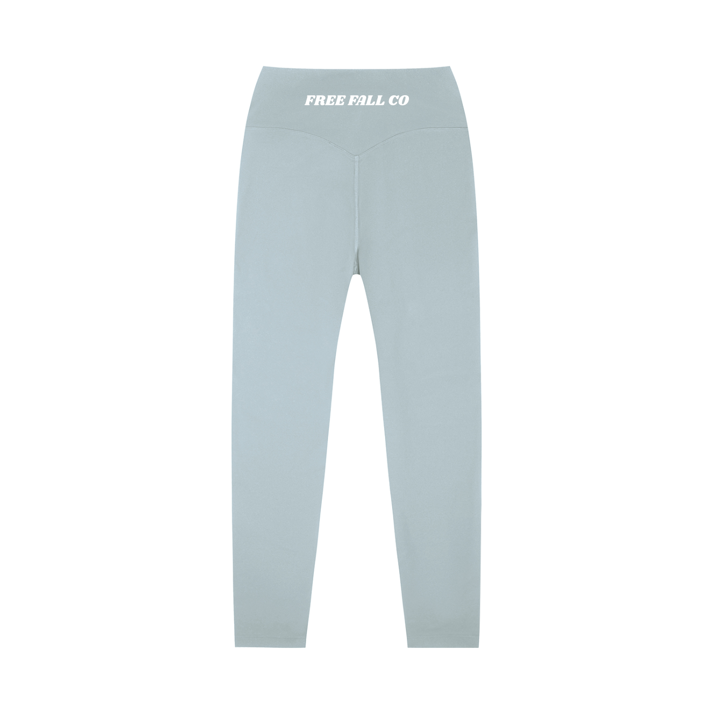 Haze Blue High-Waisted Yoga Leggings