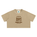 Summer Vibes Crop Top Baggy T-shirt