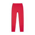 Red High-Waisted Yoga Leggings
