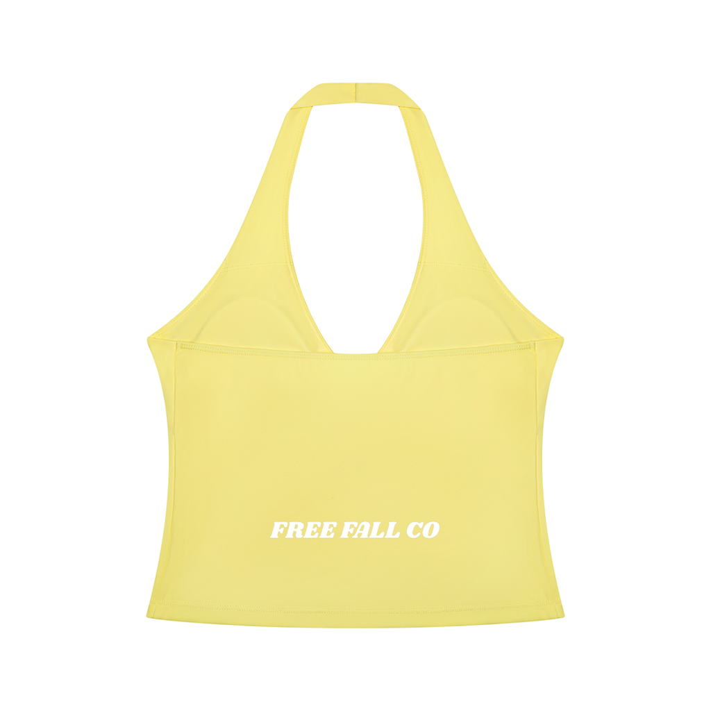 Women’s Ruched Halter Yoga Tank Top