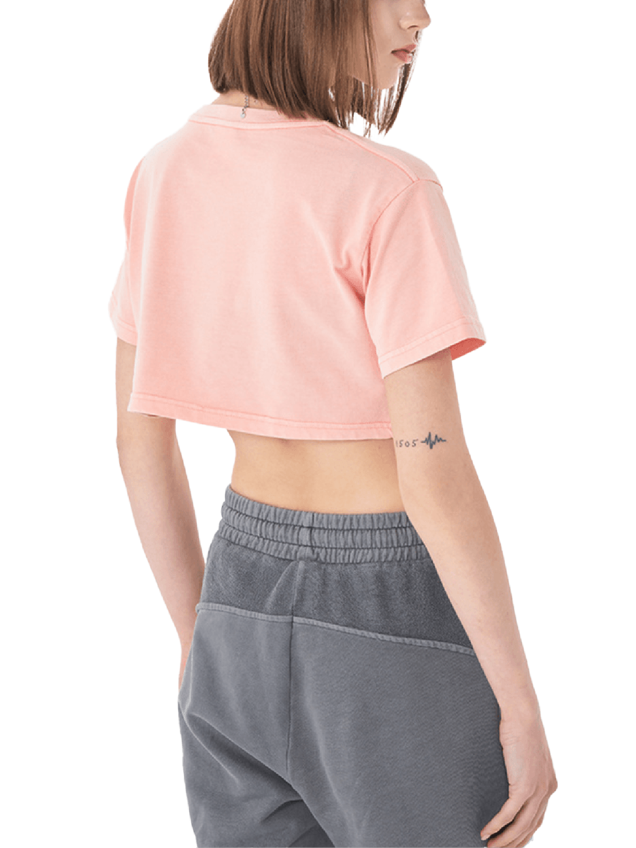 Summer Vibes Crop Top Baggy T-shirt